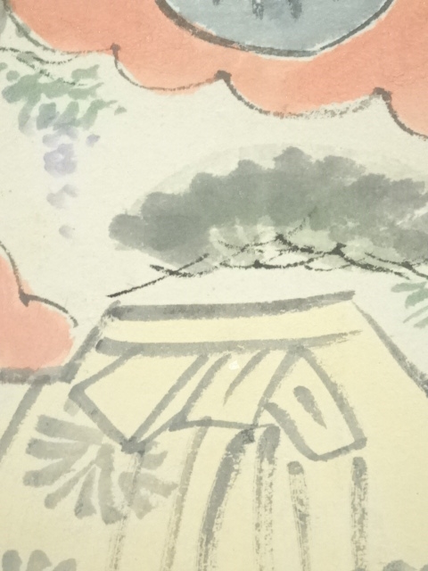 【骨董品】田中松泉 水墨画 骨董品】田中松泉 水墨画